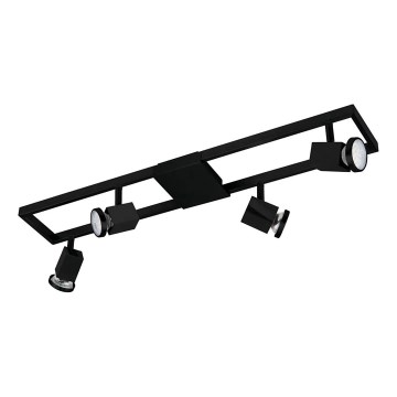 Eglo 31072 - LED-Spot ZERACO 4xGU10/4,5W/230V schwarz