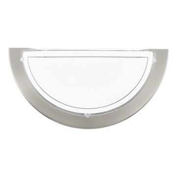 Eglo 31437 - Wandleuchte 1xE27/60W/230V mattchrom