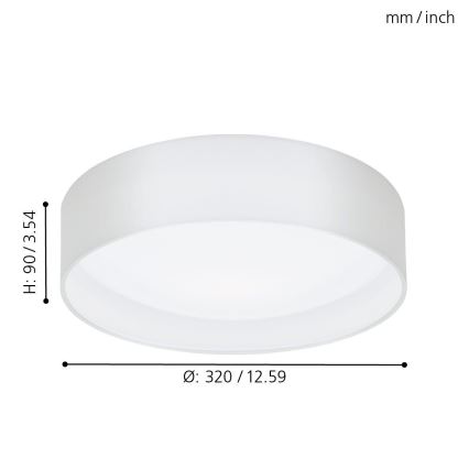 Eglo - LED Deckenleuchte 1xLED/11W/230V