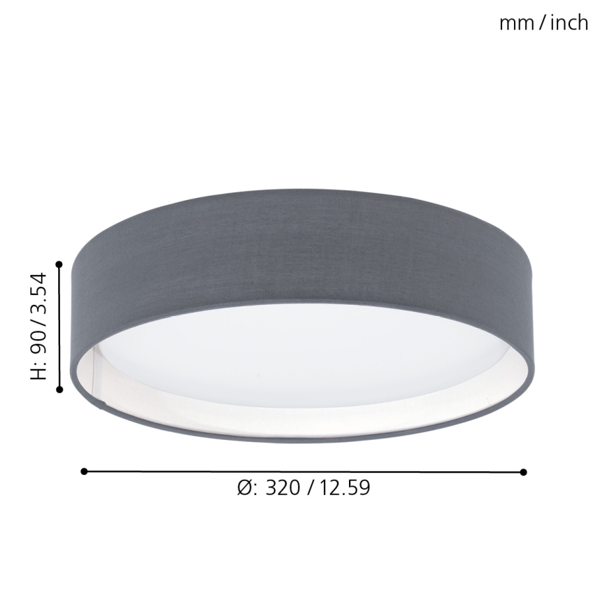 Eglo - LED Deckenbeleuchtung 1xLED/12W/230V