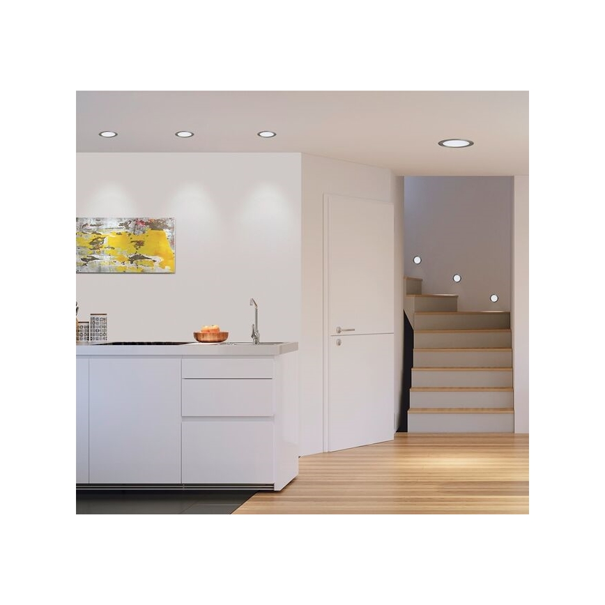 Eglo 31671 - LED-Einbauleuchte FUEVA 1 LED/10,9 W/230 V Ø 17 cm