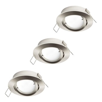 Eglo 31692 - 3er-Set LED-Einbauleuchten TEDO 1xGU10/5W/230V
