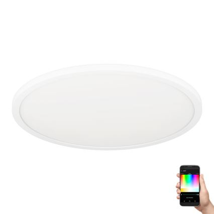 Eglo 31699 - Dimmbare LED-RGBW-Deckenleuchte ROVITO-Z LED/16,5W/230V 2700-6500K weiß