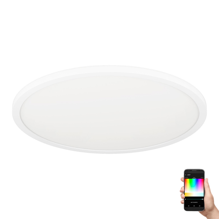 Eglo 31699 - Dimmbare LED-RGBW-Deckenleuchte ROVITO-Z LED/16,5W/230V 2700-6500K weiß