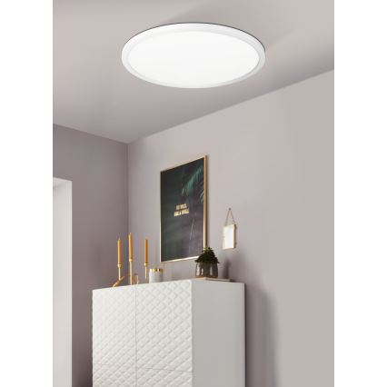 Eglo 31699 - Dimmbare LED-RGBW-Deckenleuchte ROVITO-Z LED/16,5W/230V 2700-6500K weiß