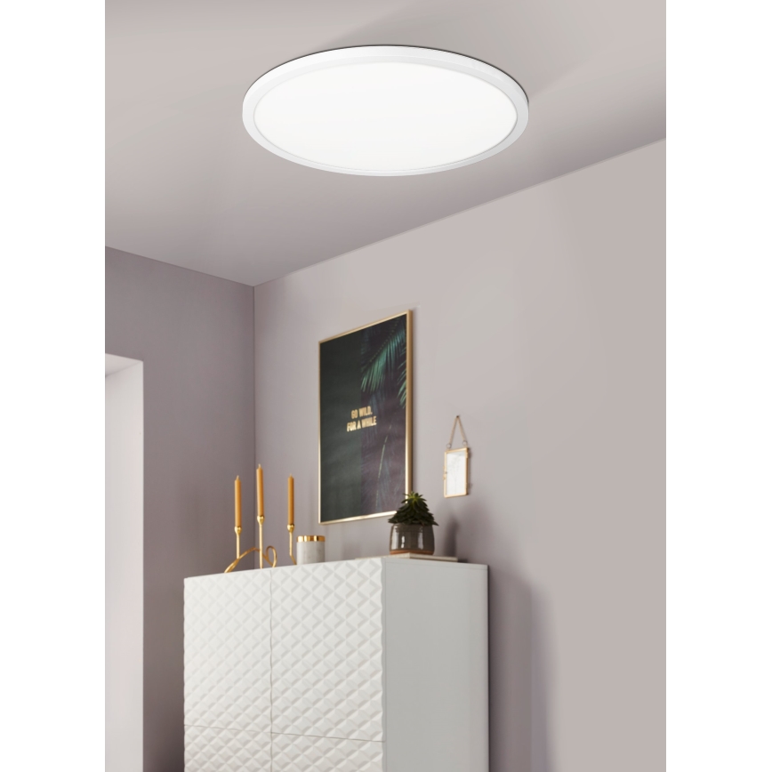 Eglo 31699 - Dimmbare LED-RGBW-Deckenleuchte ROVITO-Z LED/16,5W/230V 2700-6500K weiß
