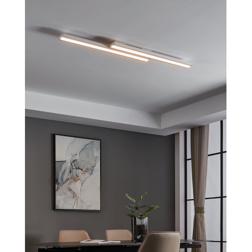 Eglo 31713 - Dimmbare LED-RGBW-Deckenleuchte SALITERAS-Z LED/20,4W/230V 2700-6500K weiß