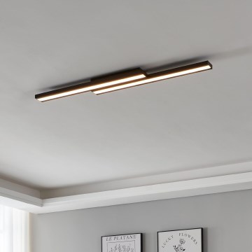 Eglo 31715 - LED RGBW dimmbares Deckenleuchte SALITERAS-Z LED/20,4W/230V 2700-6500K schwarz