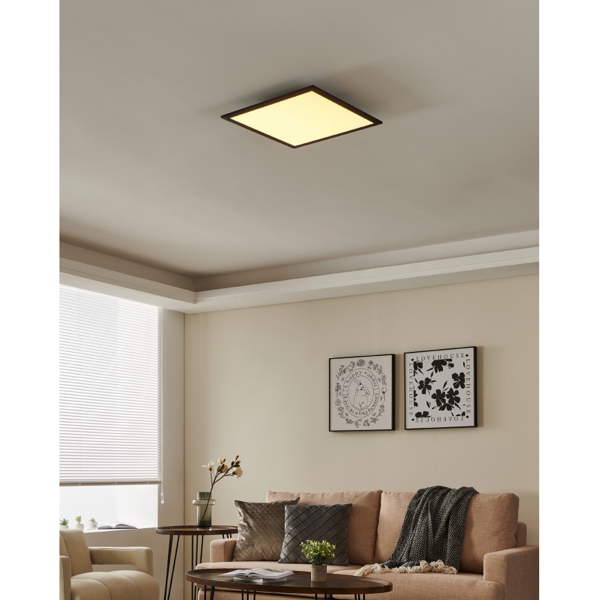 Eglo 31724 - Dimmbare LED-Deckenleuchte SALOBRENA-Z LED/21,5W/230V 2700-6500K schwarz