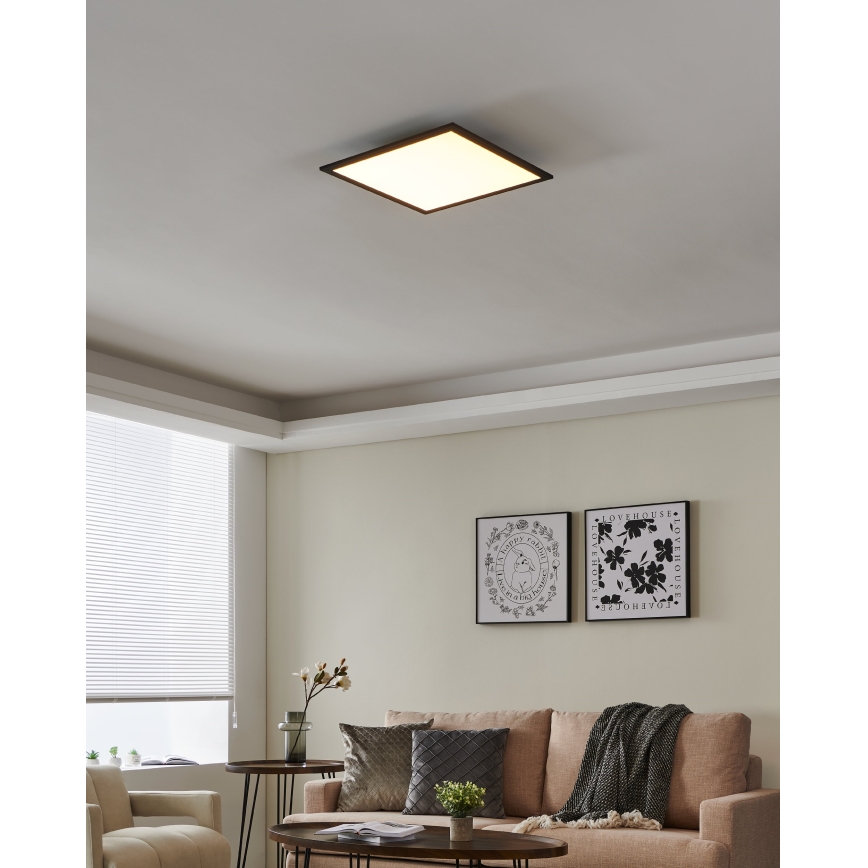 Eglo 31724 - Dimmbare LED-Deckenleuchte SALOBRENA-Z LED/21,5W/230V 2700-6500K schwarz