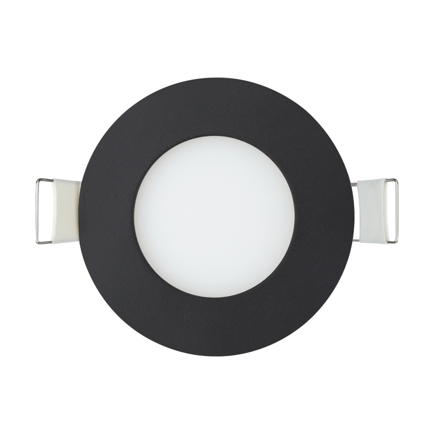 Eglo 31743 - SET 3x Dimmbare LED-Einbauleuchte für Badezimmer FUEVA-Z 1xLED/2,8W/230V 2700-6500 IP44 schwarz