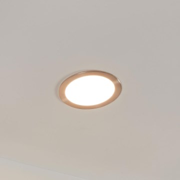 Eglo 31746 - Dimmbare LED-Einbauleuchte für Badezimmer FUEVA-Z LED/10,5W/230V 2700-6500K IP44 Chrom