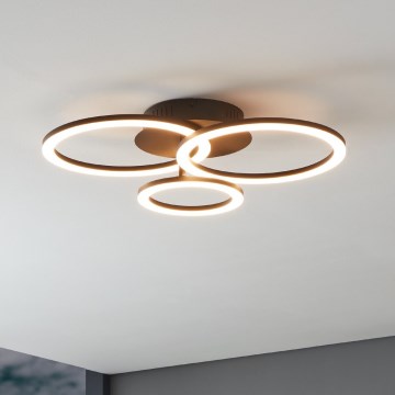 Eglo 31771 - Dimmbare LED-Deckenleuchte PARRAPOS-Z LED/33W/230V 3000-6500K schwarz