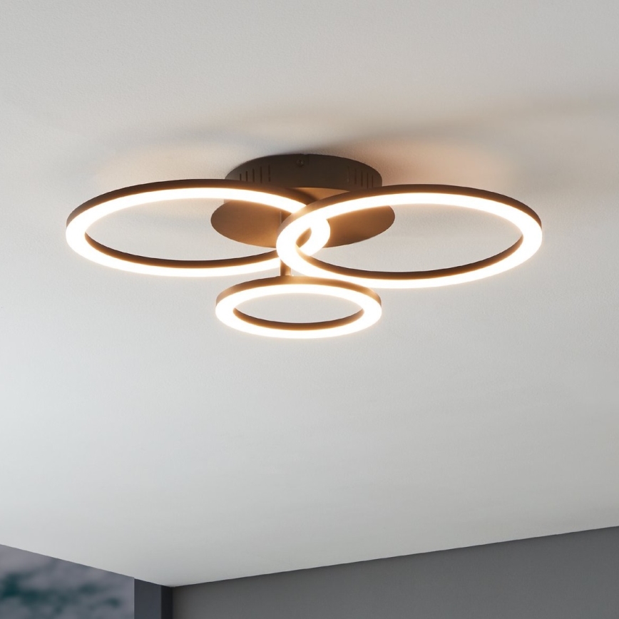 Eglo 31771 - Dimmbare LED-Deckenleuchte PARRAPOS-Z LED/33W/230V 3000-6500K schwarz