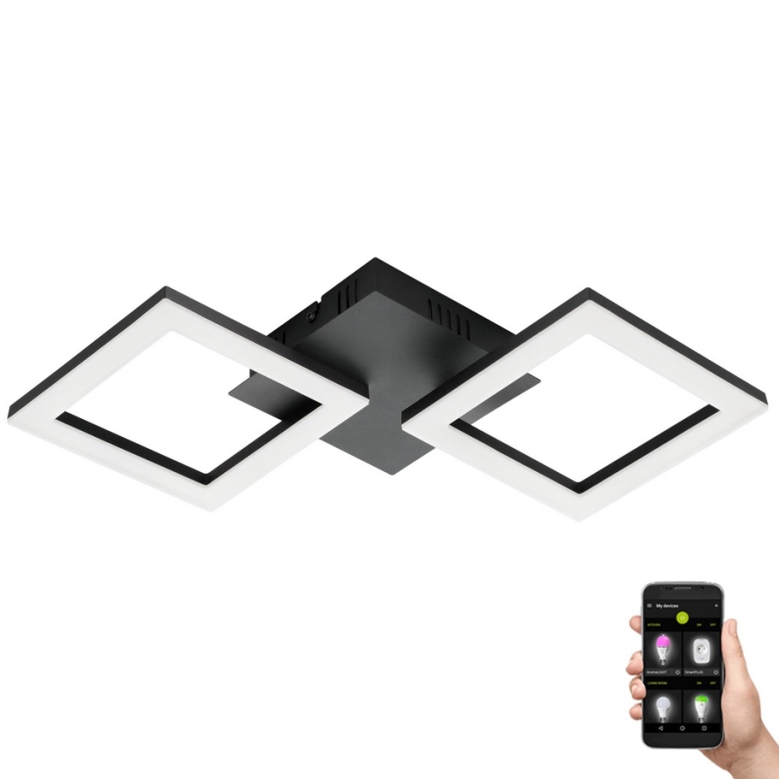 Eglo 31773 - Dimmbare LED-Deckenleuchte PARANDAY-Z LED/15,5W/230V 3000-6500K schwarz