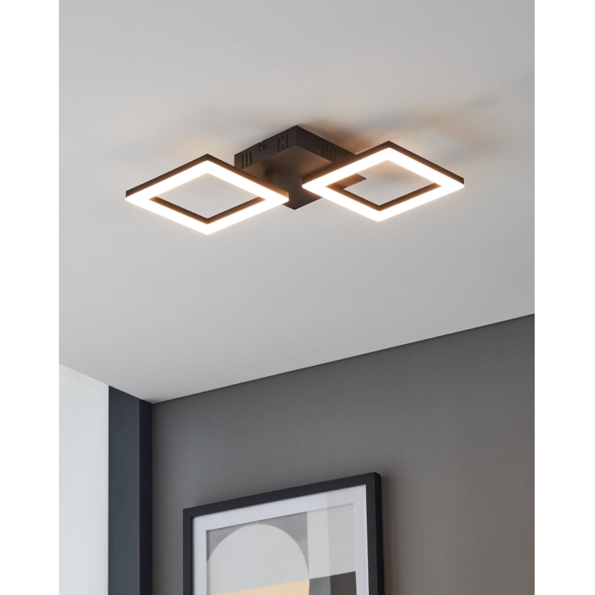 Eglo 31773 - Dimmbare LED-Deckenleuchte PARANDAY-Z LED/15,5W/230V 3000-6500K schwarz