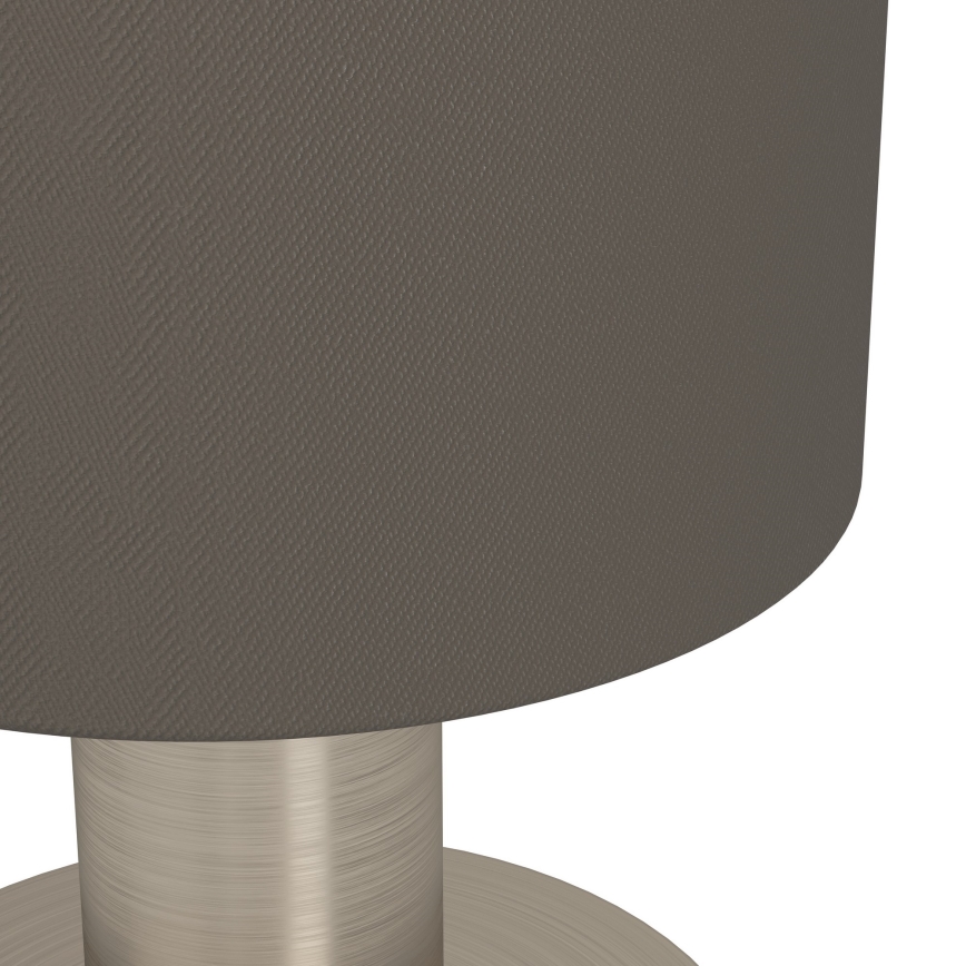 Eglo - Tischleuchte 1xE14/40W/230V braun/mattchrom