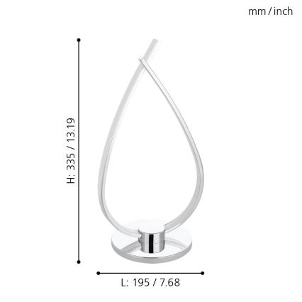 Eglo - LED Tischlampe LED/14W/230V