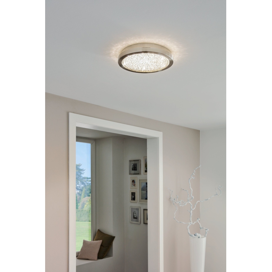 Eglo 32047 - LED Decken-Kristallleuchte AREZZO 2 LED/17,92W/230V
