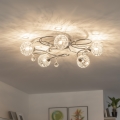 Eglo 32103 - Aufgesetzte Deckenleuchte VELAGO 5xG9/33W/230V glänzender Chrom