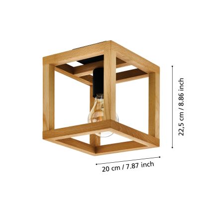 Eglo 32146 - Deckenleuchte BLACKCROWN 1xE27/40W/230V