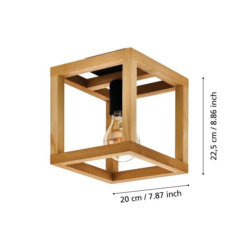 Eglo 32146 - Deckenleuchte BLACKCROWN 1xE27/40W/230V
