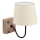 Eglo 32248 - Wandleuchte 1xE14/40W/230V braun/beige