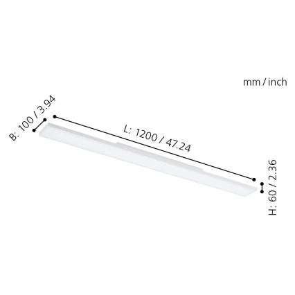 Eglo 32349 - LED RGBW Dimmbare Deckenleuchte TURCONA-C LED/34W/230V 2700-6500K + Fernbedienung