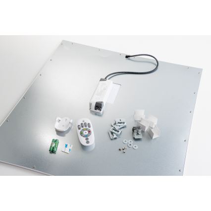 Eglo 32547 - Dimmbares LED-RGBW-Panel – Oberflächenmontage/Einbau 2in1 SALOBRENA-C LED/34W/230V weiß 60x60 cm + Fernbedienung