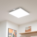Eglo 32547 - Dimmbares LED-RGBW-Panel – Oberflächenmontage/Einbau 2in1 SALOBRENA-C LED/34W/230V weiß 60x60 cm + Fernbedienung