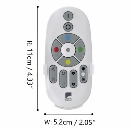 Eglo - Fernbedienung CONNECT 2xAAA Bluetooth