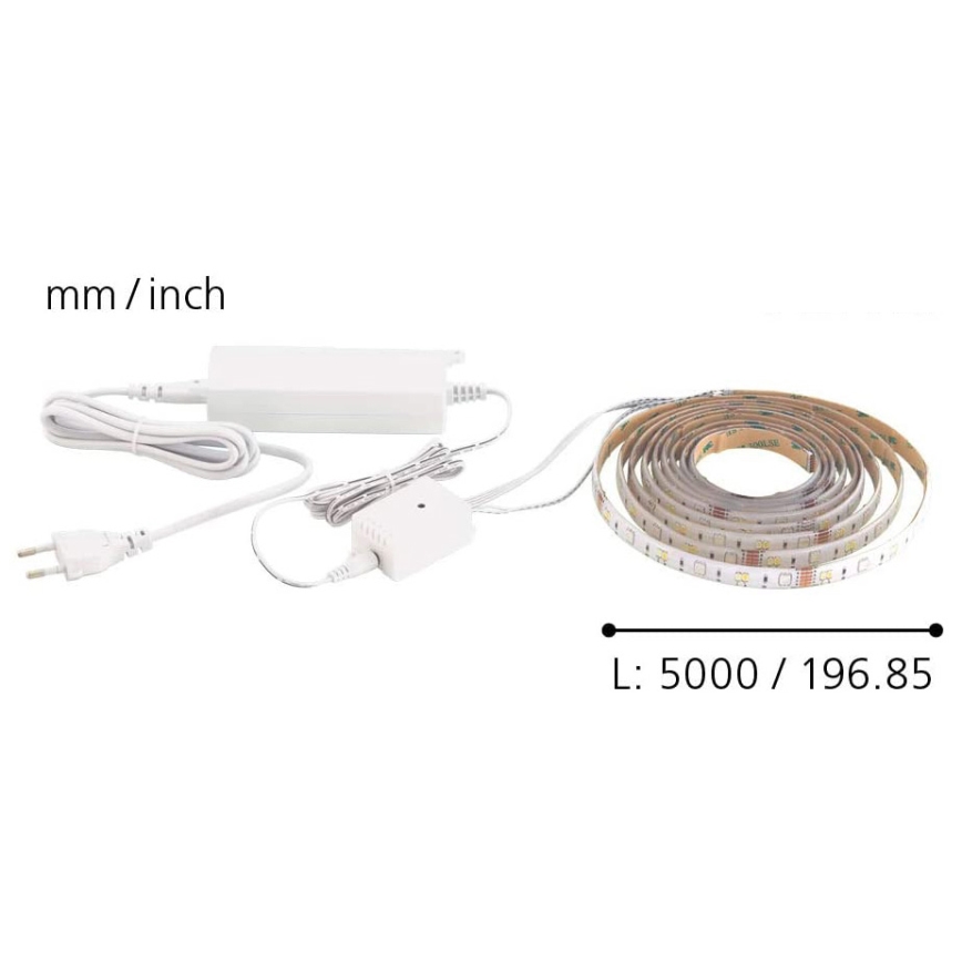 Eglo - LED RGB CCT Streifen 5m STRIPE-C LED/16W/230V