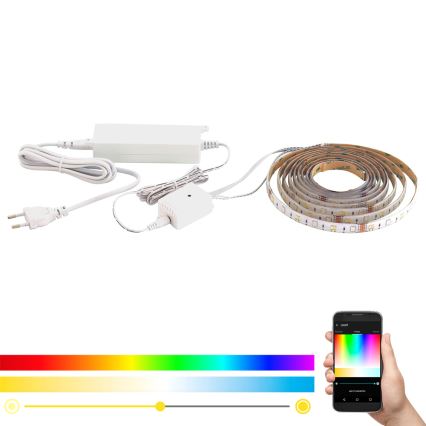 Eglo - LED RGB Streifen 5m STRIPE-C LED/19W/230V