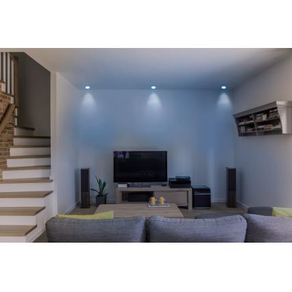 Eglo - LED RGB dimmbares Einbauleuchte FUEVA-C LED/10,5W/230V