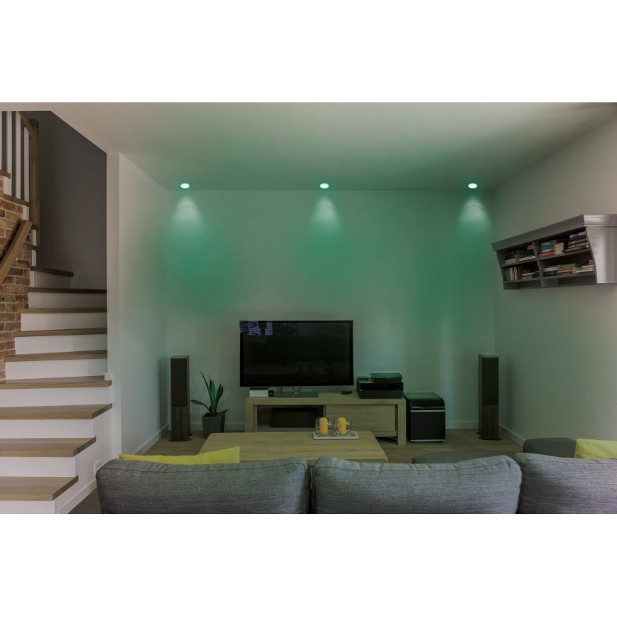 Eglo - LED RGB dimmbares Einbauleuchte FUEVA-C LED/10,5W/230V