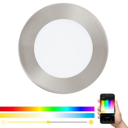 Eglo - LED RGB dimmbares Einbauleuchte FUEVA-C LED/5,4W/230V
