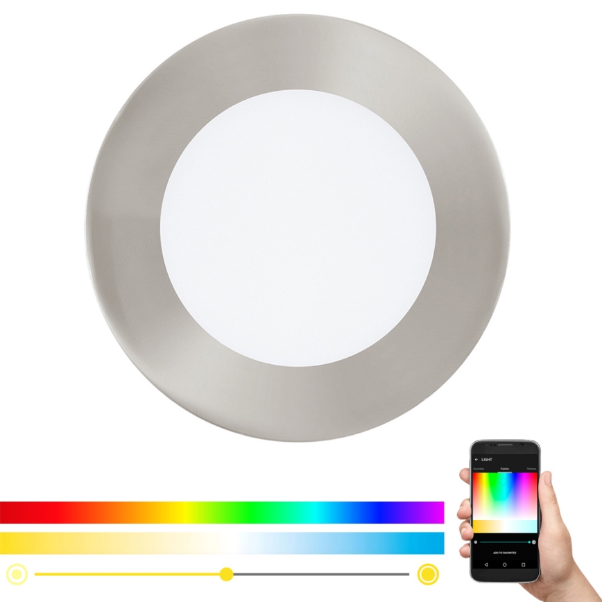 Eglo - LED RGB dimmbares Einbauleuchte FUEVA-C LED/5,4W/230V