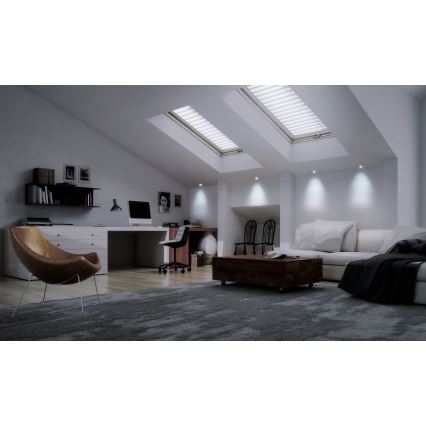 Eglo - LED RGB dimmbares Einbauleuchte FUEVA-C LED/10,5W/230V