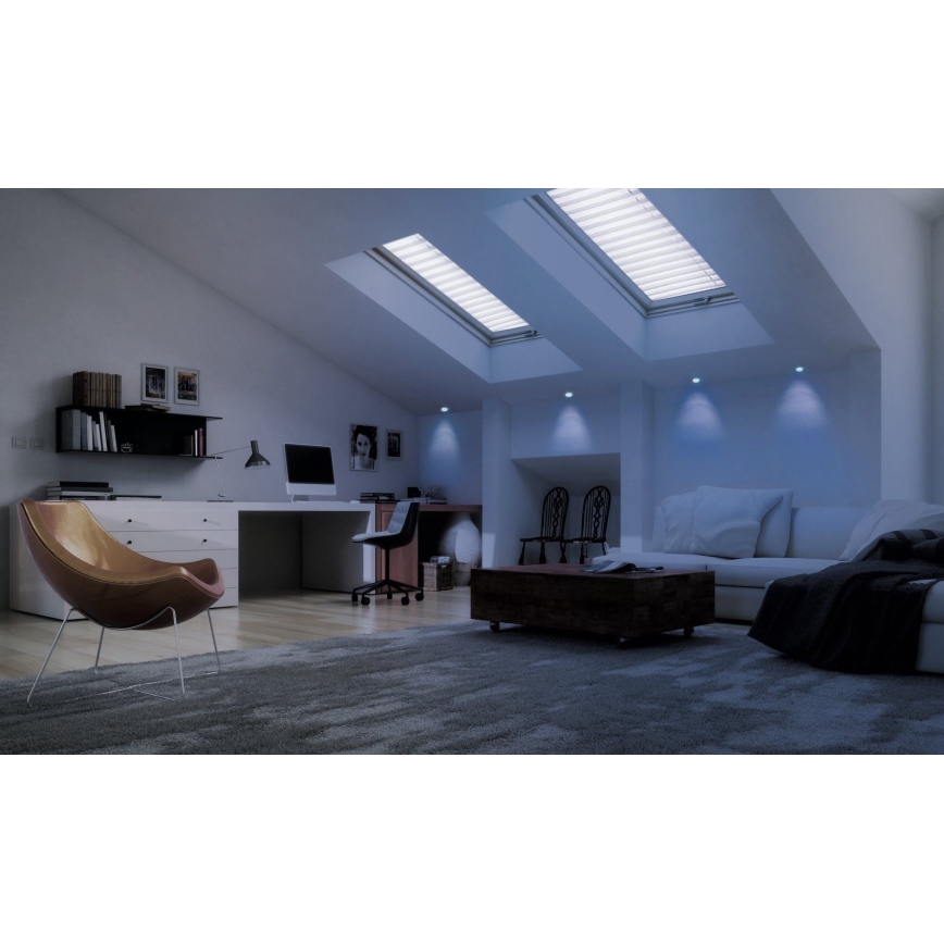 Eglo - LED RGB dimmbares Einbauleuchte FUEVA-C LED/10,5W/230V