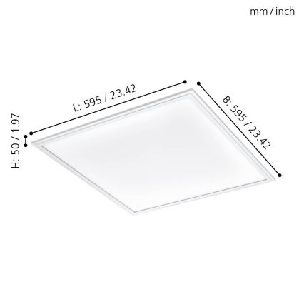 Eglo  - LED-Deckenleuchte LED/40W/230V