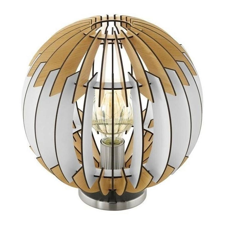 Eglo 32848 - Tischlampe OLMERO 1xE27/60W/230V