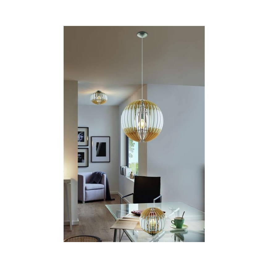 Eglo 32848 - Tischlampe OLMERO 1xE27/60W/230V