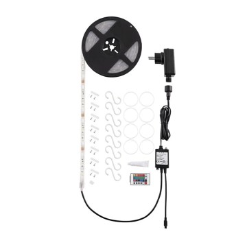 Eglo 32859 - Dimmbarer LED-RGB-Streifen 5m COB-STRIPE LED/12W/230V 4000K IP44 + Fernbedienung