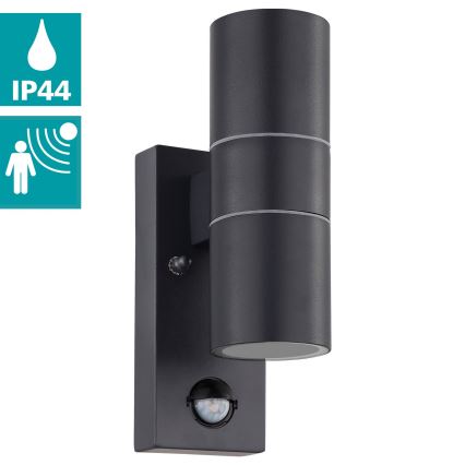 Eglo - LED-Outdoor-Wandleuchte mit Sensor 2xGU10/3W/230V IP44
