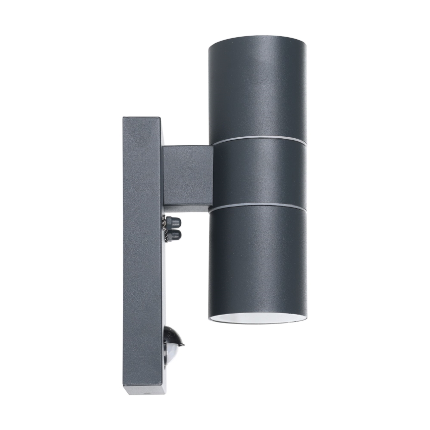 Eglo - LED-Outdoor-Wandleuchte mit Sensor 2xGU10/3W/230V IP44