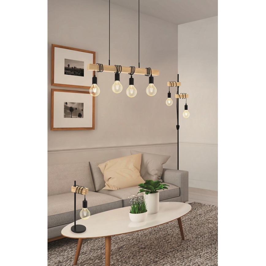 Eglo - Stehlampe TOWNSHEND 2xE27/10W/230V
