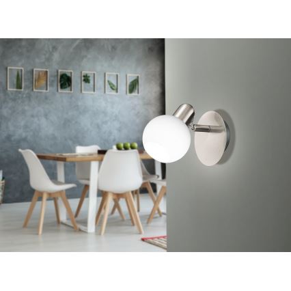 Eglo 32925 - Dimmbare LED-Wandspot COMBA 1xE14/6W/230V mattchrom
