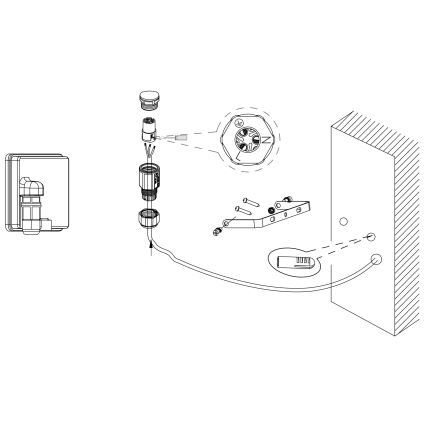 Eglo - LED-Reflektor LED/50W/230V