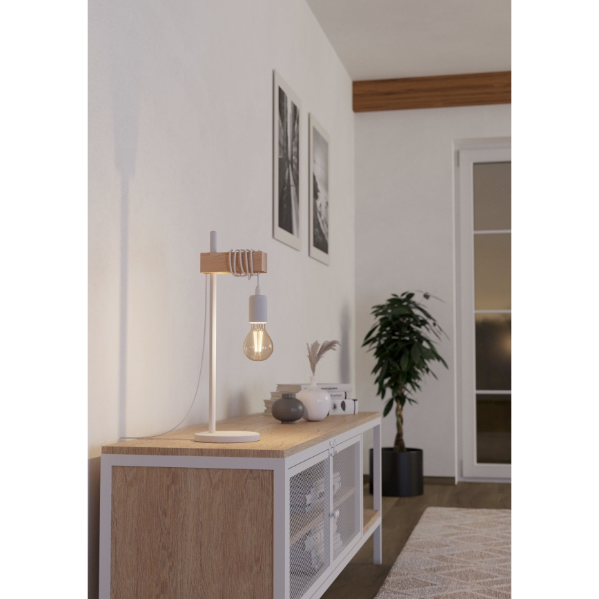 Eglo - Tischlampe TOWNSHEND 1xE27/10W/230V