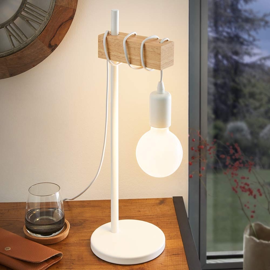 Eglo - Tischlampe TOWNSHEND 1xE27/10W/230V